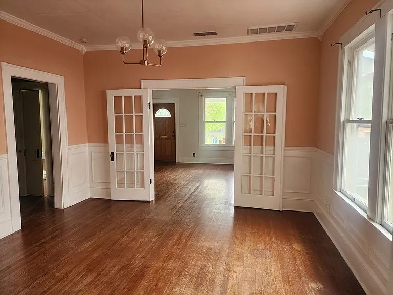 Dining room and living room