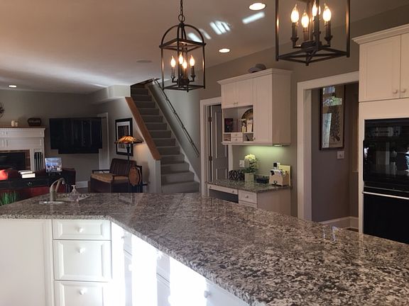 Kitchen with Back Staircase
