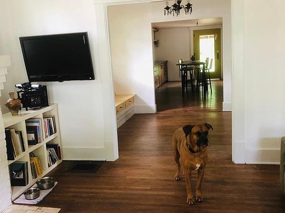Living room, right when you walk in front door