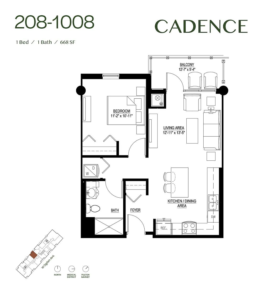Floor plan 208-1008