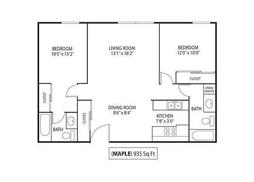 Floor plan Maple