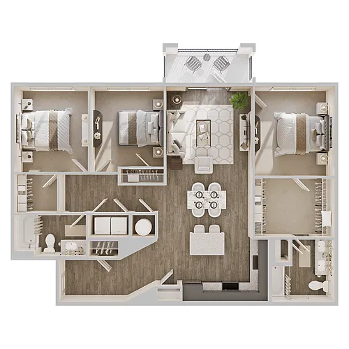 Floor plan C1/C1A