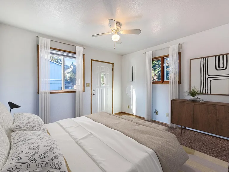 Bedroom 8. This image shows a virtually furnished space. Bedrooms come unfurnished.