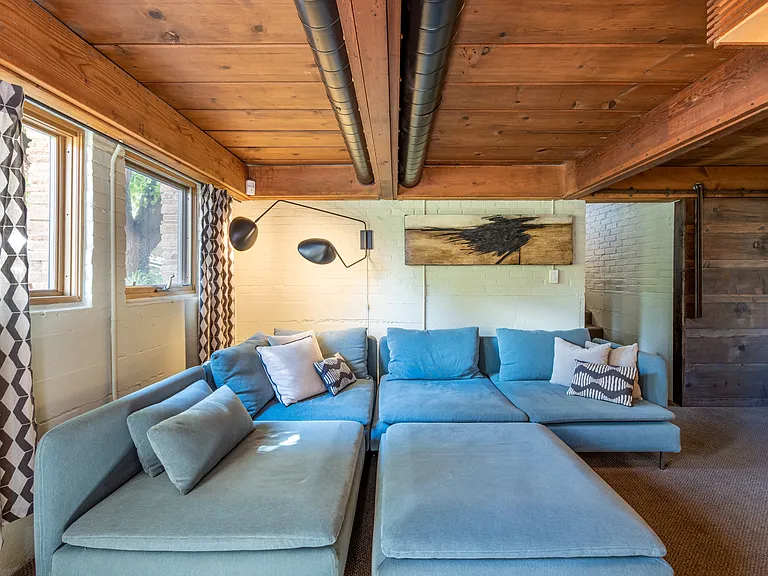 Garden level den