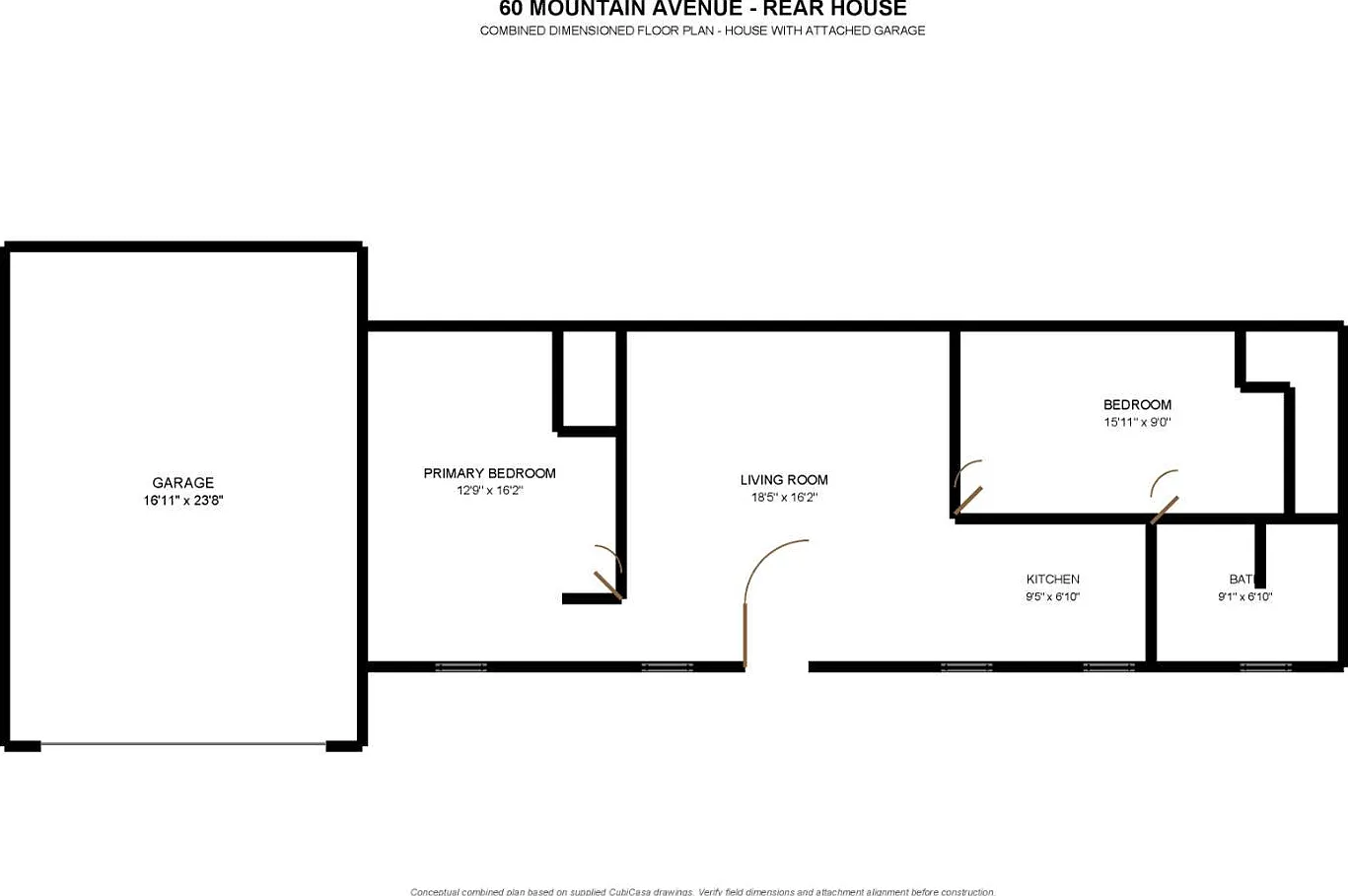 2 bed, 1.0 bath, $2,275 — Photo 1