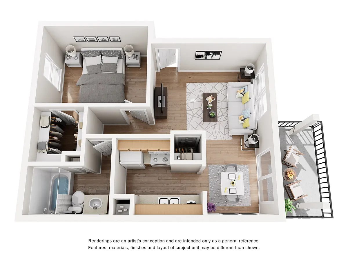 Floor plan 1X1