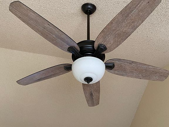 Fan in living room