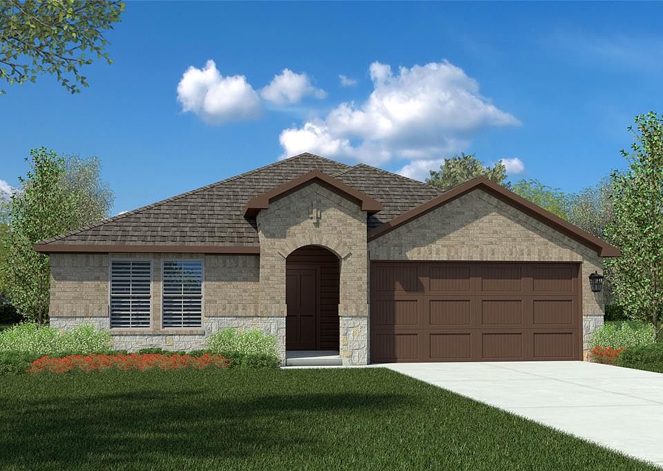 D.R. Horton's Kingston floorplan - Elevation B - All photos shown here may not depict the specified home & features included are for illustration purposes only.