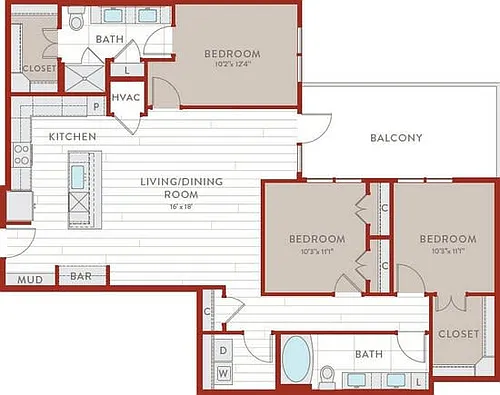 Floor plan C2