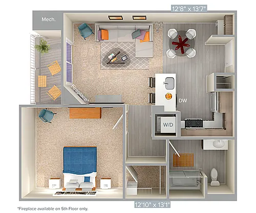 Floor plan A3-1-750sq