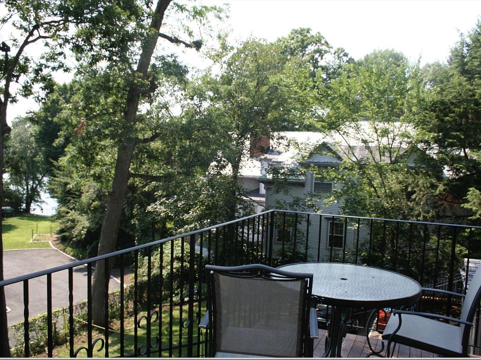 deck overlooking lake