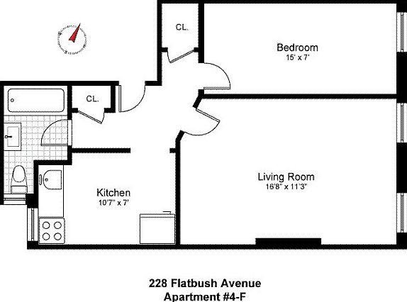 2nd image of 228 Flatbush Ave APT 4F