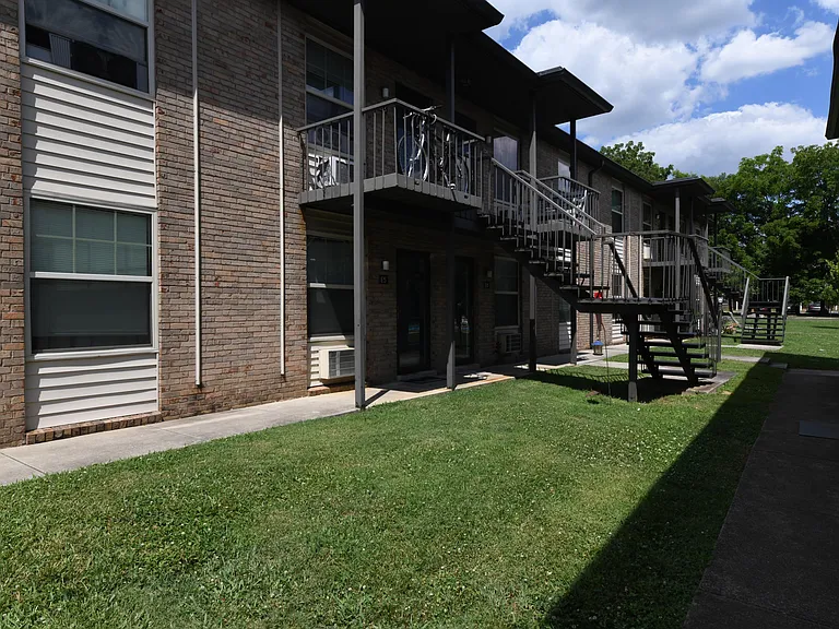 Exterior shot of the buildings