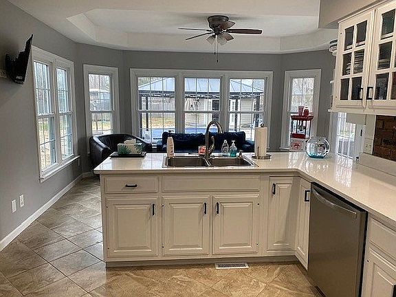 Kitchen and Sun room 