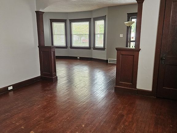 view of living room from dining room