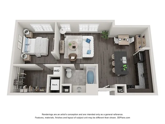 Floor plan Clubhouse Middle