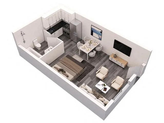 Floor plan Studio