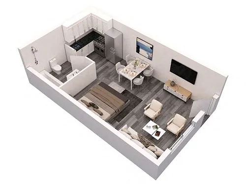 Floor plan Studio