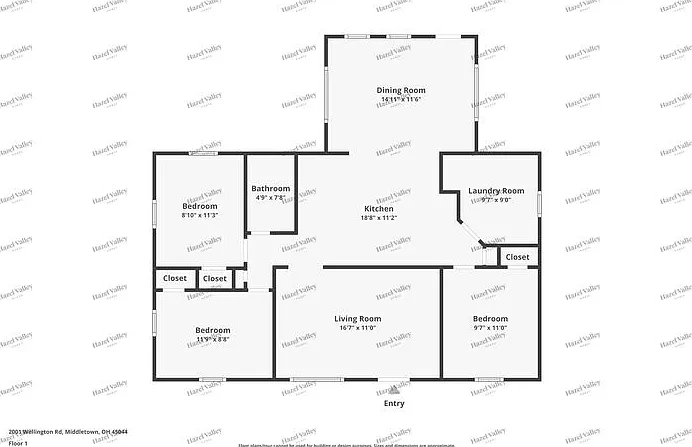 3 bed, 1.0 bath, 1176 sqft, $1,595 — Photo 2
