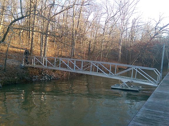 bridge from lots to docks