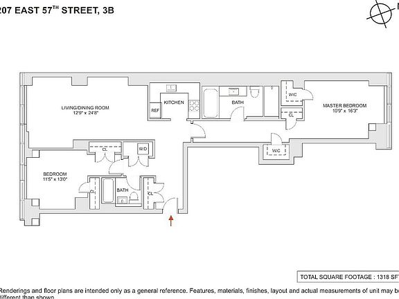 2nd image of 207 E 57th St APT 3B