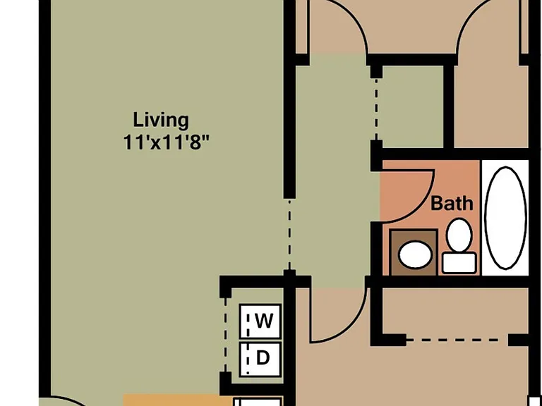 Two bedroom, 1 bathroom, patio — Photo 41