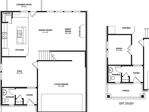 Explore luxury single-family home design with four bedrooms, 2.5 - 3.5 baths, and stunning architect