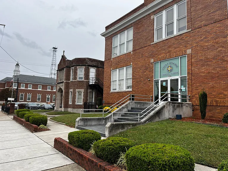 St Joseph's School just across the street