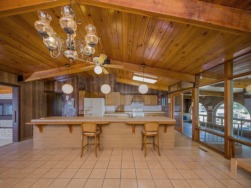 Vaulted Wood Ceilings & Open Kitchen