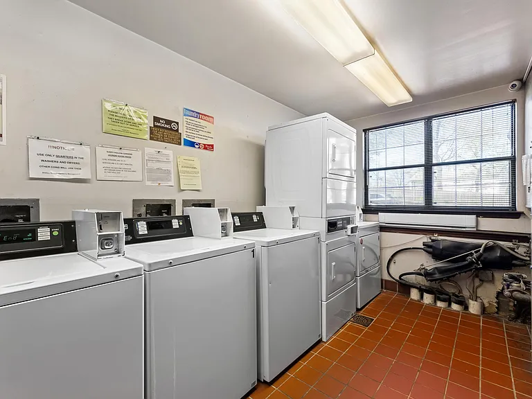 Shared laundry in the building