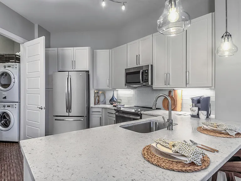 Full-size, washer and dryer included