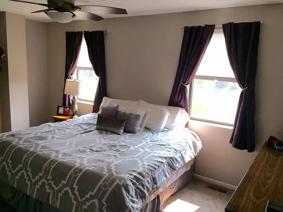 Master BR with ceiling fan
