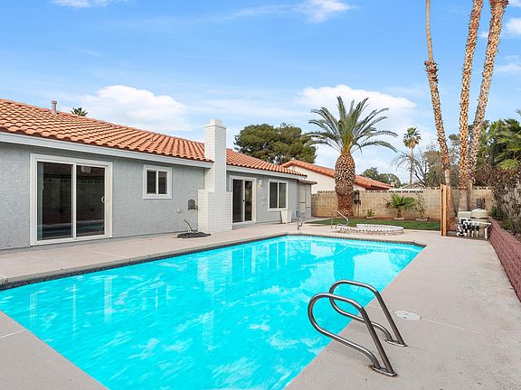 Gorgeous backyard with pool and spa