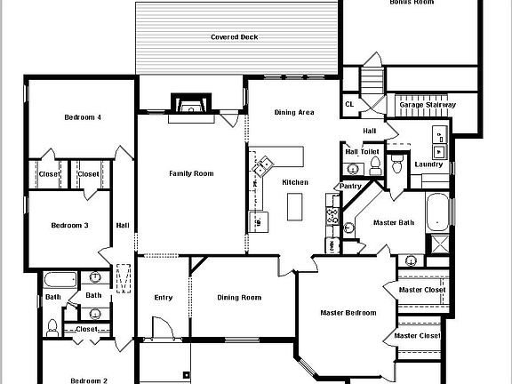 Floor Plan (Garage Under)