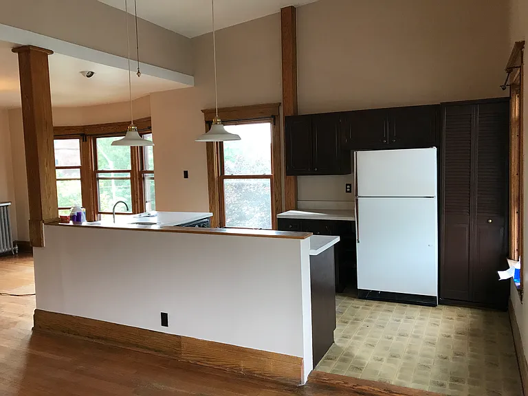 Loft style open kitchen living rooms area