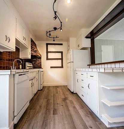 Kitchen with Track Lights