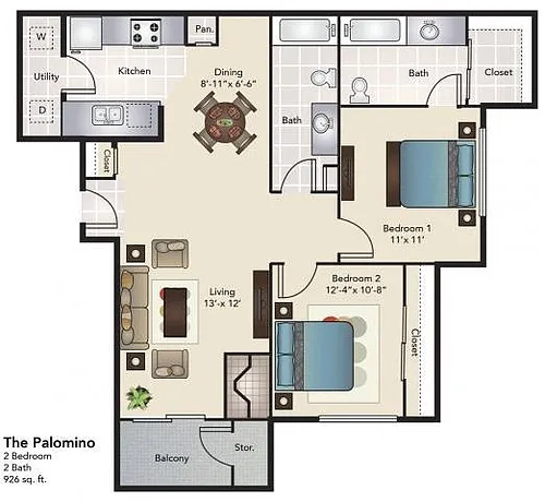 Floor plan The Palomino