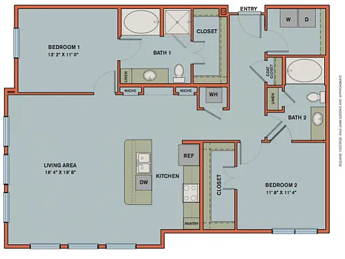 Floor plan B8