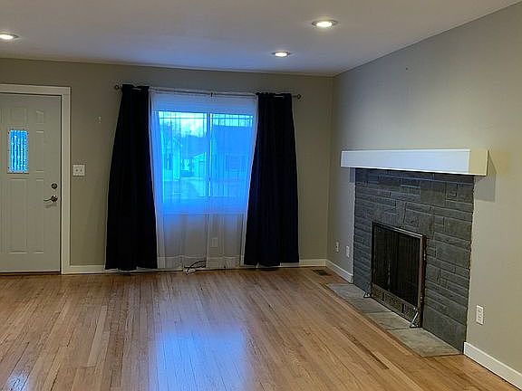 Living room from dining area
