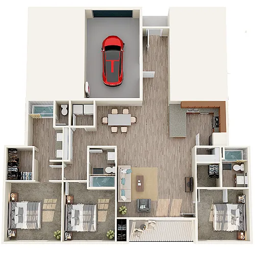 Floor plan The Ponderosa