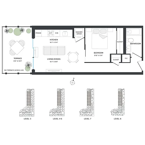 Floor plan 303