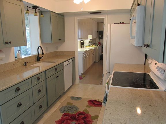 View  kitchen into garage