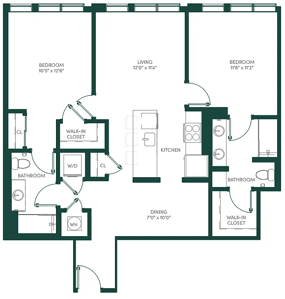 Floor plan B7