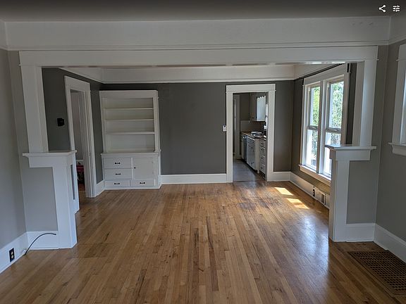 Family room and dining room