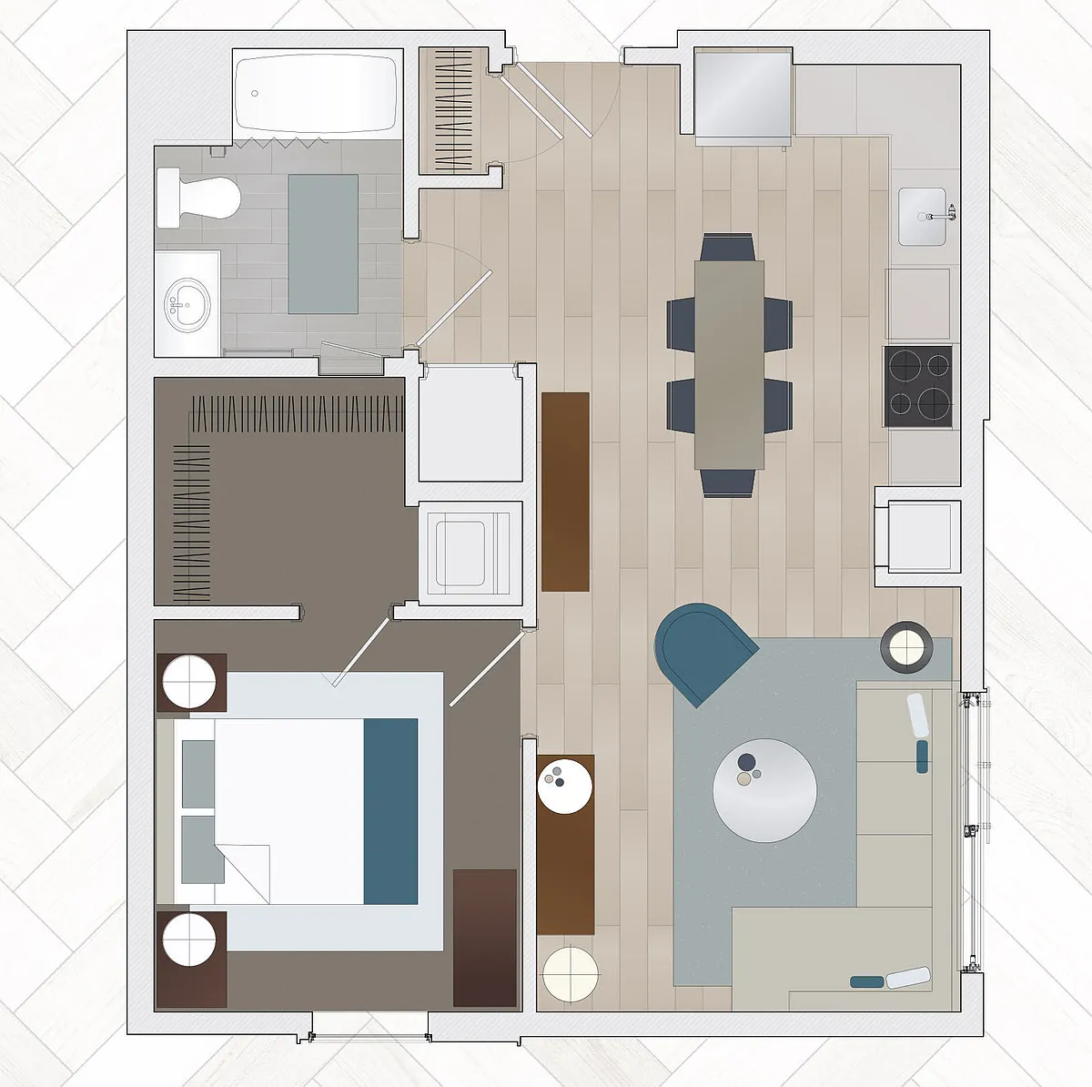 Floor plan A1HB