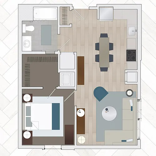 Floor plan A1HB