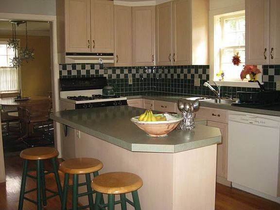 updated kitchen with custom cabinetry