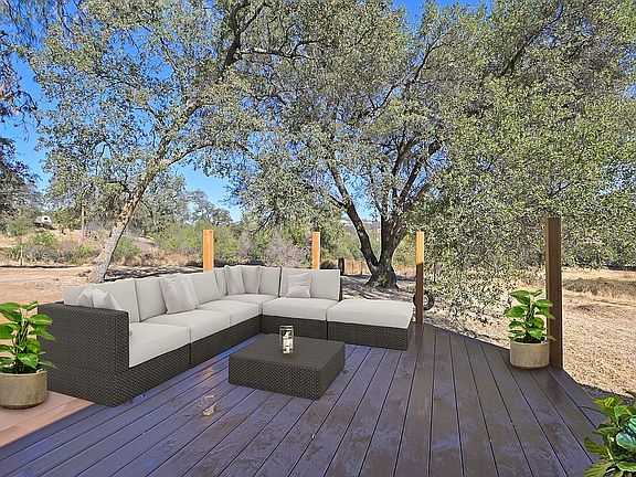 Back Deck overlooking  6ACRE