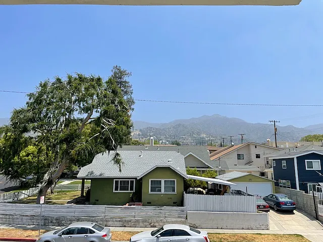 view from balcony
