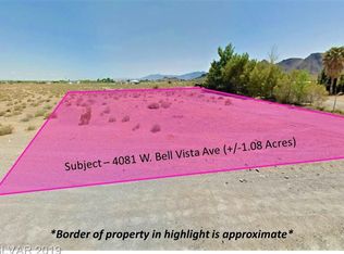 4081 W Bell Vista Ave, Pahrump, NV 89060